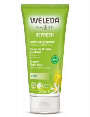 Weleda Refresh Citrus Creamy Body Wash 200ml